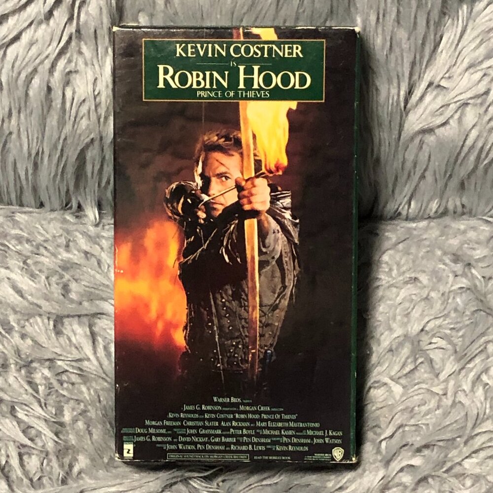Robin Hood Prince of Thieves (VHS Tape 1991) Kevin Costner VHS